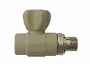 Купить Кран полипр. шаровой радиаторный прямой Д=20*1/2 FV-Plast